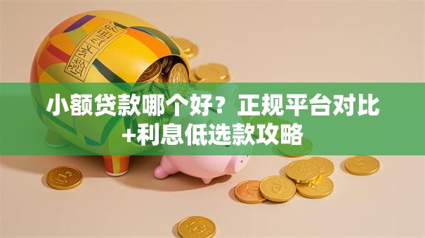 小额贷款哪个好？正规平台对比+利息低选款攻略