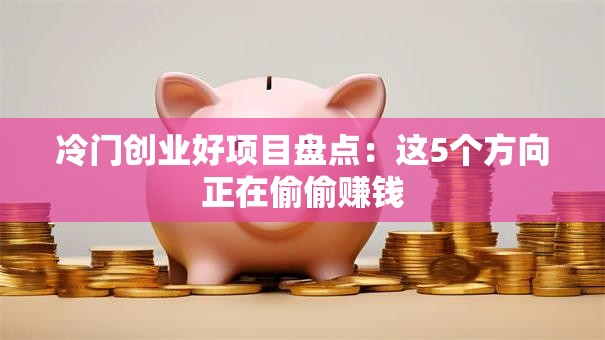 冷门创业好项目盘点:这5个方向正在偷偷赚钱 冷门创业好项目盘点:这5个方向正在偷偷赚钱
