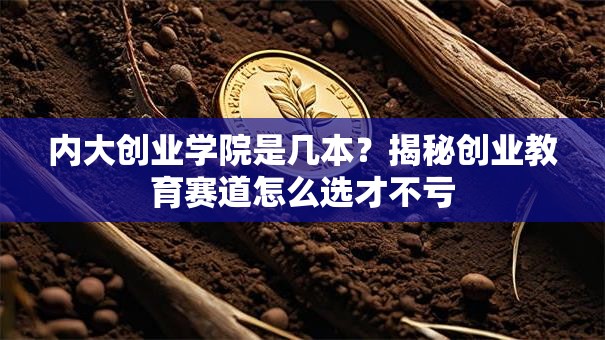 内大创业学院是几本？揭秘创业教育赛道怎么选才不亏