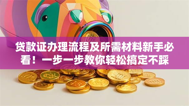 贷款证办理流程及所需材料新手必看！一步一步教你轻松搞定不踩坑