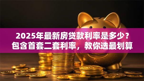 2025年最新房贷款利率是多少？包含首套二套利率，教你选最划算的