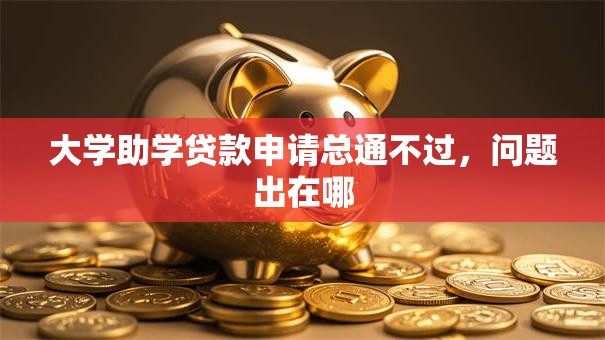 大学助学贷款申请总通不过，问题出在哪