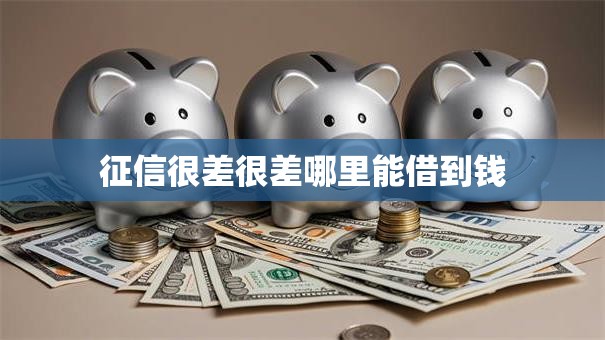 征信很差很差哪里能借到钱