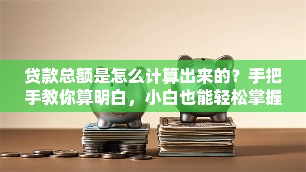 贷款总额是怎么计算出来的？手把手教你算明白，小白也能轻松掌握