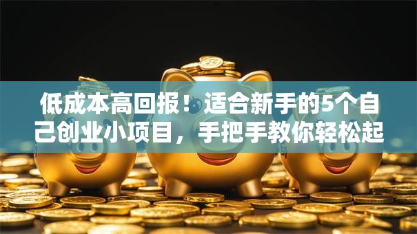 低成本高回报！适合新手的5个自己创业小项目，手把手教你轻松起步