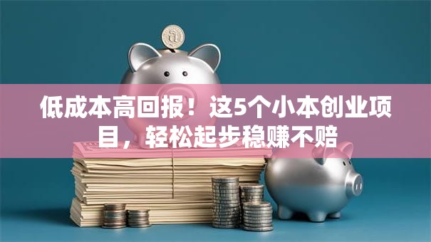 低成本高回报！这5个小本创业项目，轻松起步稳赚不赔