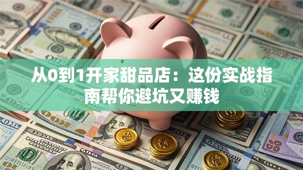 从0到1开家甜品店：这份实战指南帮你避坑又赚钱