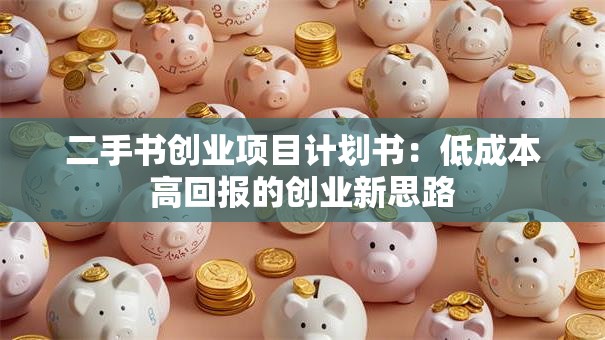 二手书创业项目计划书：低成本高回报的创业新思路