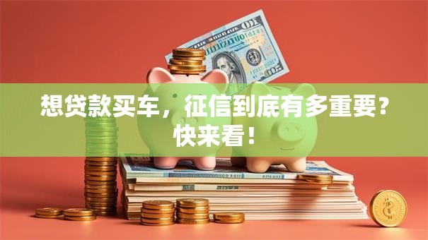 想贷款买车，征信到底有多重要？快来看！