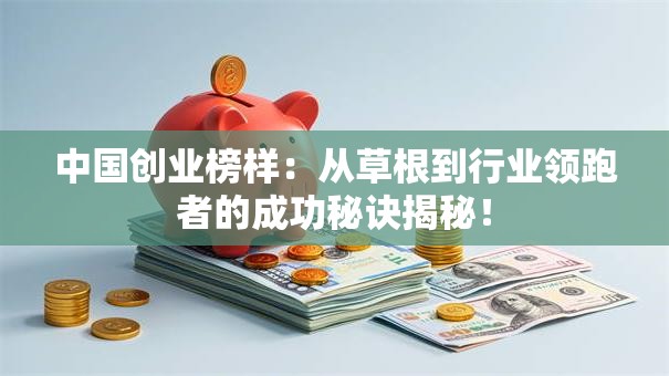中国创业榜样：从草根到行业领跑者的成功秘诀揭秘！
