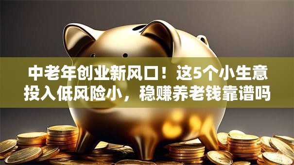 中老年创业新风口!这5个小生意投入低风险小,稳赚养老钱靠谱吗? 中老年创业新风口!这5个小生意投入低风险小,稳赚养老钱靠谱吗?