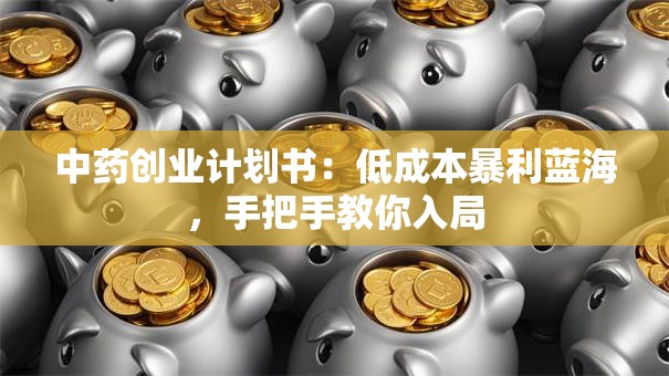 中药创业计划书：低成本暴利蓝海，手把手教你入局