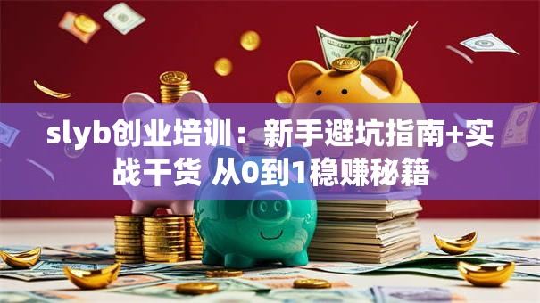 slyb创业培训：新手避坑指南+实战干货 从0到1稳赚秘籍