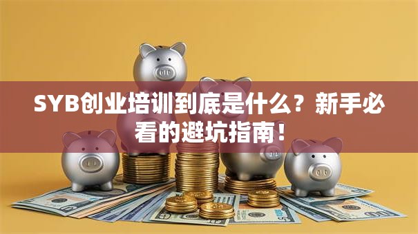 SYB创业培训到底是什么？新手必看的避坑指南！