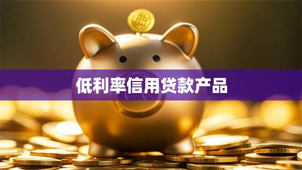 低利率信用贷款产品
