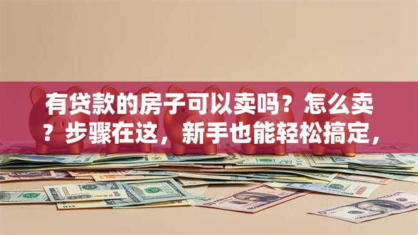 有贷款的房子可以卖吗？怎么卖？步骤在这，新手也能轻松搞定，少走弯路！
