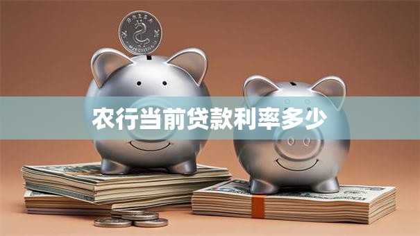 农行当前贷款利率多少