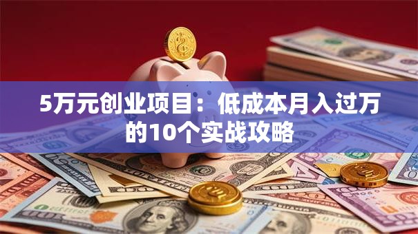 5万元创业项目：低成本月入过万的10个实战攻略