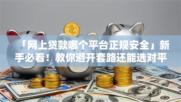 「网上贷款哪个平台正规安全」新手必看！教你避开套路还能选对平台