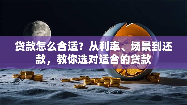 贷款怎么合适？从利率、场景到还款，教你选对适合的贷款