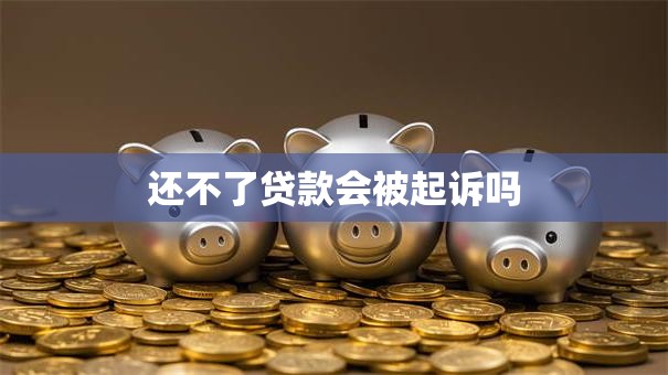 还不了贷款会被起诉吗