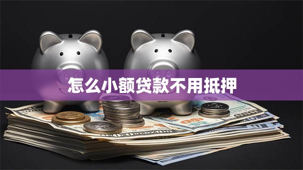怎么小额贷款不用抵押