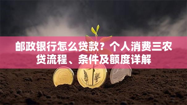 邮政银行怎么贷款？个人消费三农贷流程、条件及额度详解