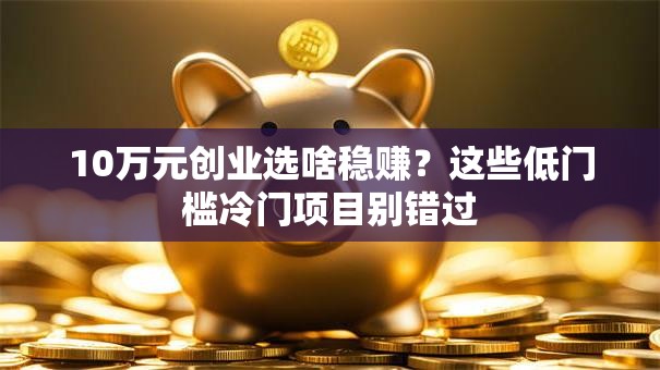 10万元创业选啥稳赚？这些低门槛冷门项目别错过