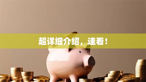 超详细介绍，速看！
