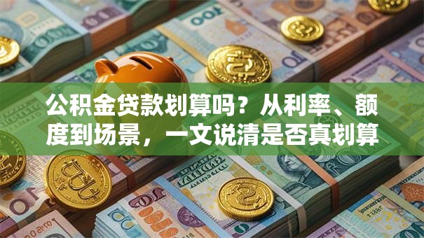 公积金贷款划算吗？从利率、额度到场景，一文说清是否真划算