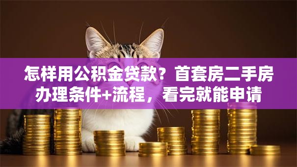 怎样用公积金贷款？首套房二手房办理条件+流程，看完就能申请