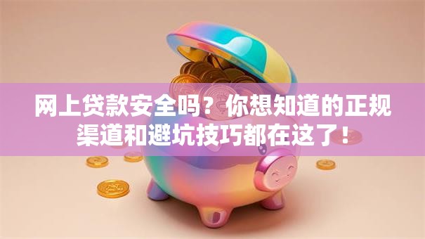 网上贷款安全吗？你想知道的正规渠道和避坑技巧都在这了！