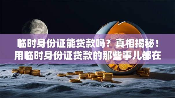 临时身份证能贷款吗？真相揭秘！用临时身份证贷款的那些事儿都在这