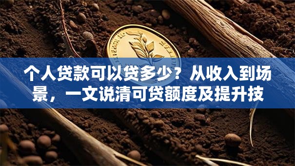 个人贷款可以贷多少？从收入到场景，一文说清可贷额度及提升技巧