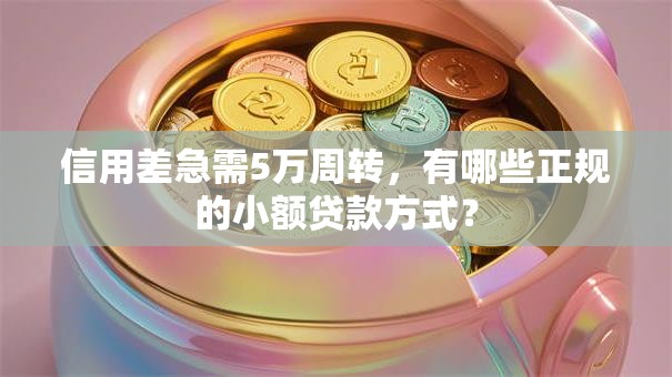 信用差急需5万周转，有哪些正规的小额贷款方式？