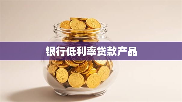 银行低利率贷款产品