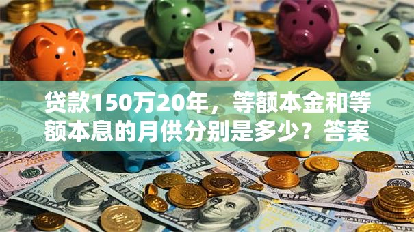 贷款150万20年，等额本金和等额本息的月供分别是多少？答案在这，赶紧来看！