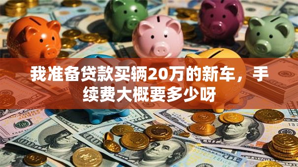 我准备贷款买辆20万的新车，手续费大概要多少呀