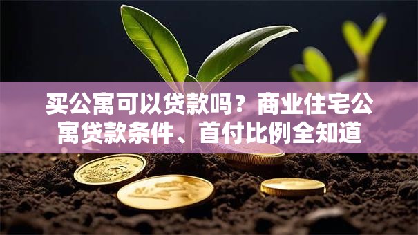 买公寓可以贷款吗？商业住宅公寓贷款条件、首付比例全知道