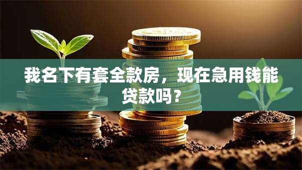 我名下有套全款房，现在急用钱能贷款吗？