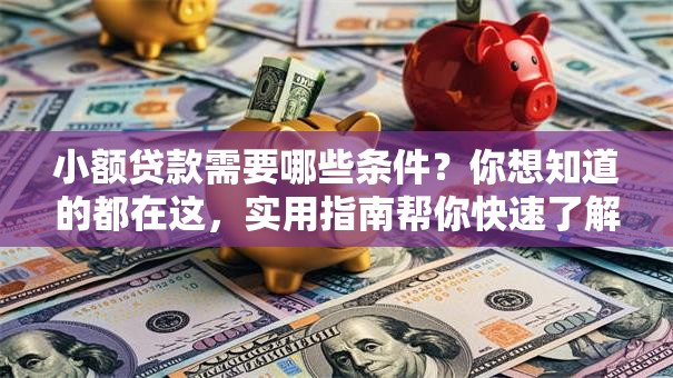 小额贷款需要哪些条件？你想知道的都在这，实用指南帮你快速了解