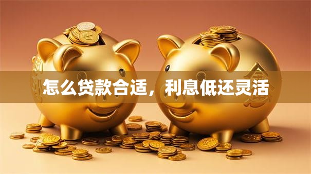 怎么贷款合适，利息低还灵活