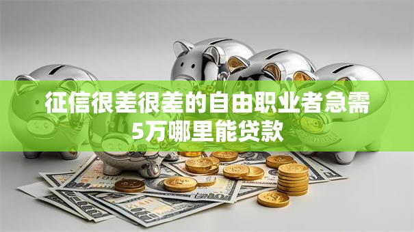 征信很差很差的自由职业者急需5万哪里能贷款