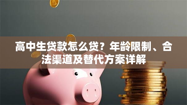 高中生贷款怎么贷？年龄限制、合法渠道及替代方案详解