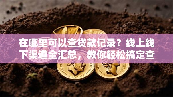 在哪里可以查贷款记录？线上线下渠道全汇总，教你轻松搞定查询