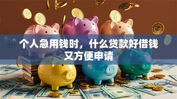 个人急用钱时，什么贷款好借钱又方便申请