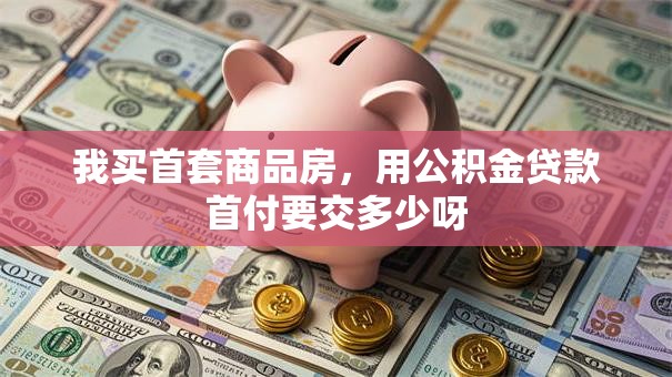 我买首套商品房，用公积金贷款首付要交多少呀