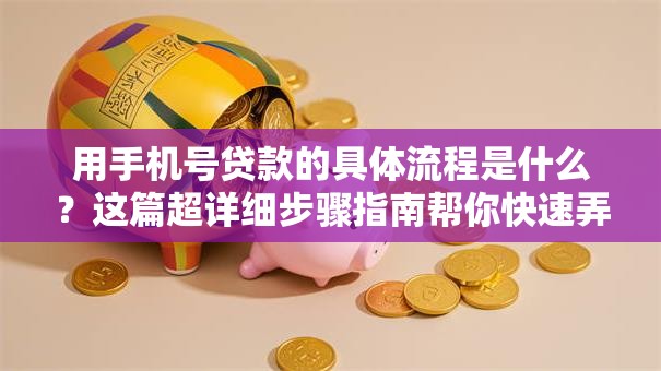 用手机号贷款的具体流程是什么？这篇超详细步骤指南帮你快速弄明白