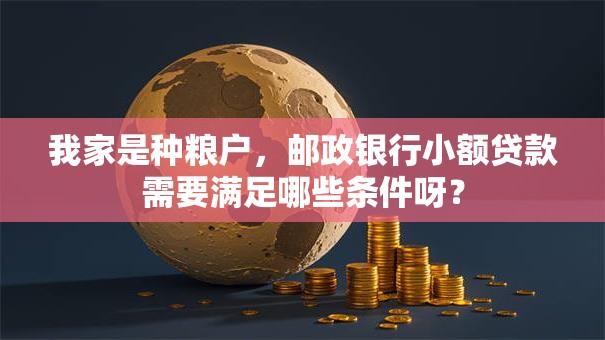 我家是种粮户，邮政银行小额贷款需要满足哪些条件呀？