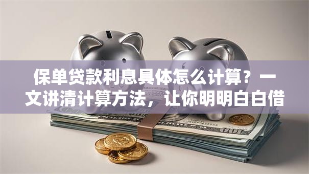 保单贷款利息具体怎么计算？一文讲清计算方法，让你明明白白借钱